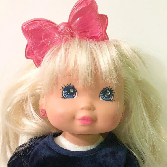 Vtg 1988 PJ Sparkles Mattel Baby Twinkles Light Up Doll 14 Inch Not Her Outfit - Picture 3 of 16